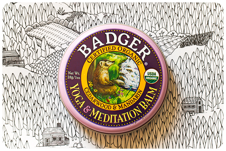 badger balm yoga and meditation